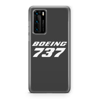 Thumbnail for Boeing 737 & Text Designed Huawei Cases