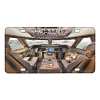 Thumbnail for Boeing 747 Cockpit Designed Metal (License) Plates