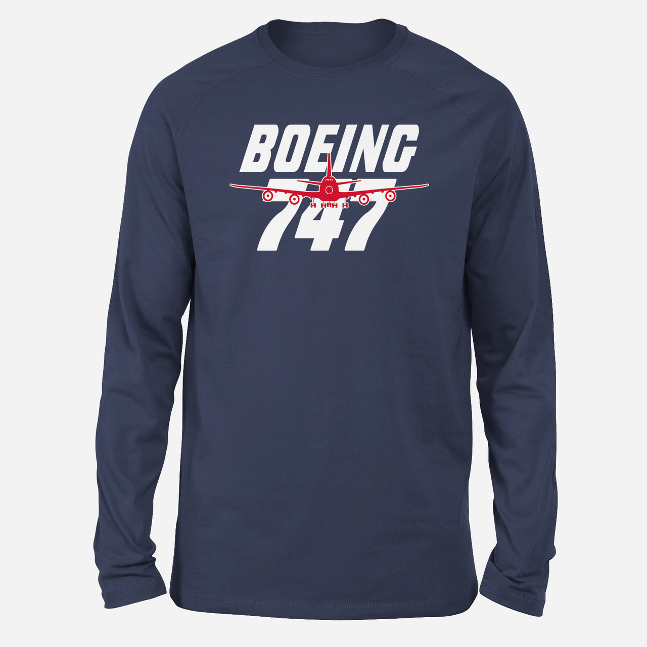 Amazing Boeing 747 Designed Long-Sleeve T-Shirts