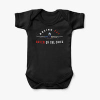 Thumbnail for Boeing 747 Queen of the Skies Designed Baby Bodysuits