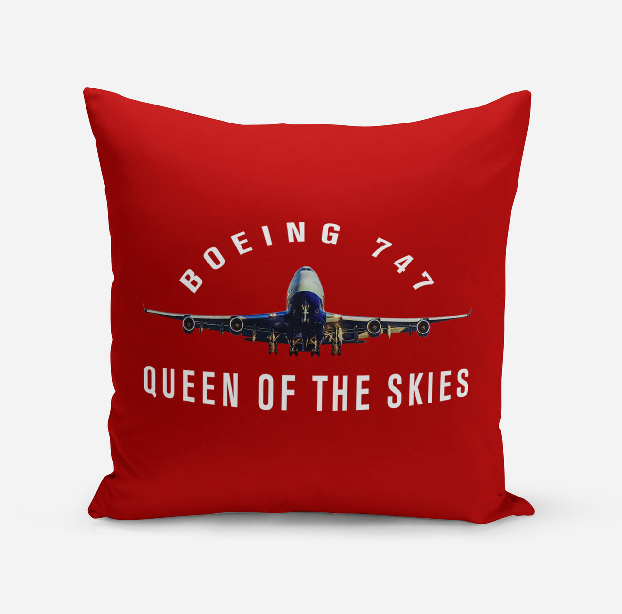 Boeing 747 Queen of the Skies Designed Pillows