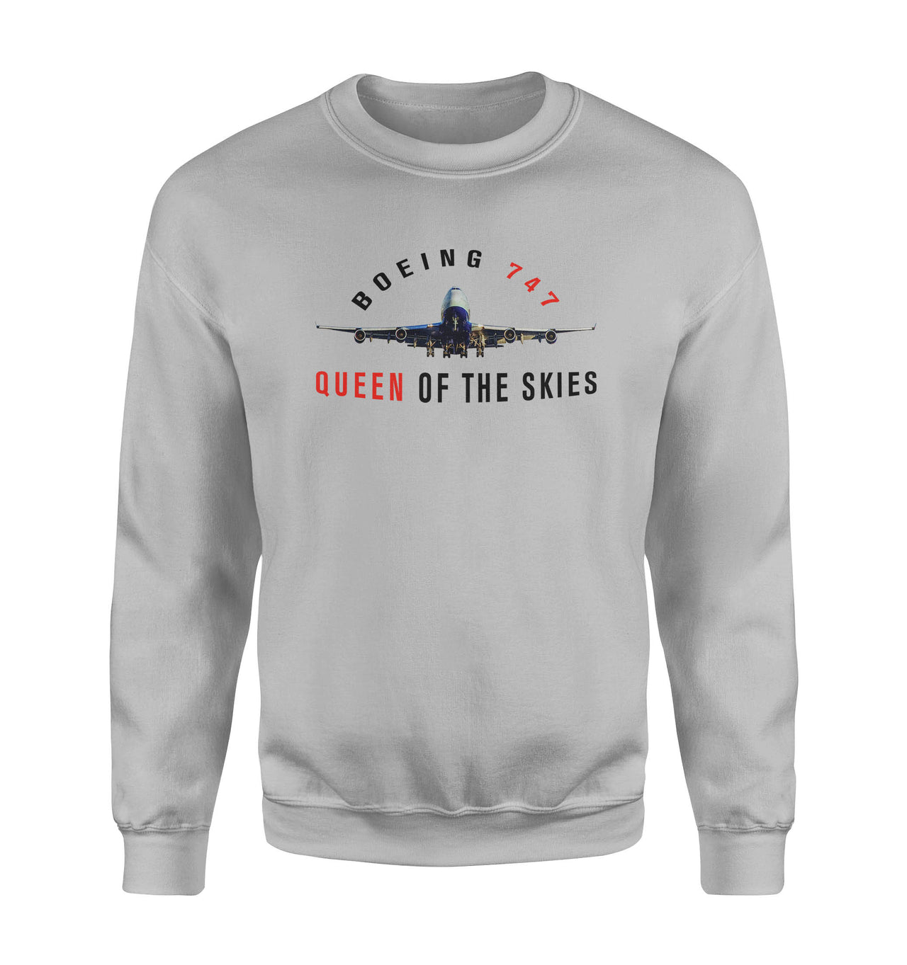 Boeing 747 Queen of the Skies Designed Sweatshirts