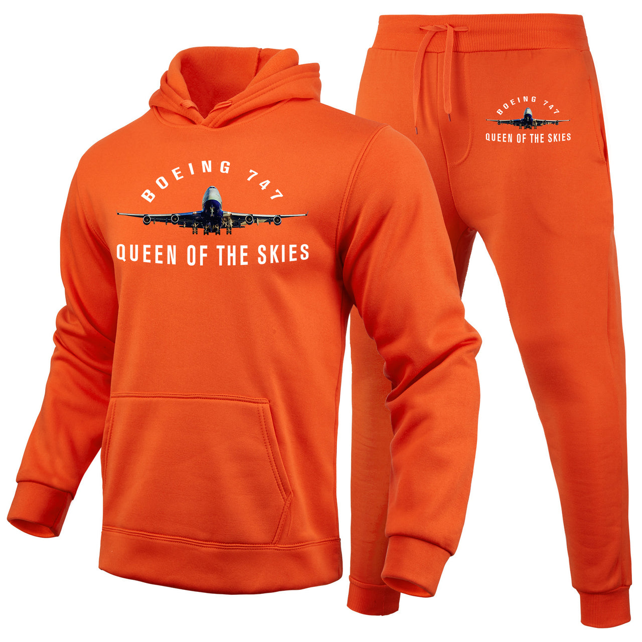 Boeing 747 Queen of the Skies Designed Hoodies & Sweatpants Set