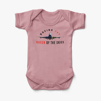 Thumbnail for Boeing 747 Queen of the Skies Designed Baby Bodysuits