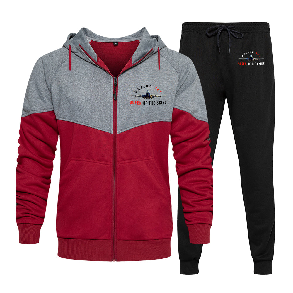 Boeing 747 Queen of the Skies Designed Colourful Z. Hoodies & Sweatpants