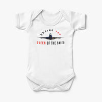 Thumbnail for Boeing 747 Queen of the Skies Designed Baby Bodysuits