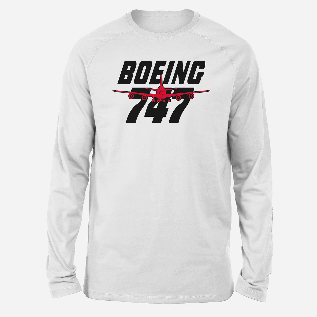 Amazing Boeing 747 Designed Long-Sleeve T-Shirts