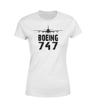 Thumbnail for Boeing 747 & Plane Designed Women T-Shirts