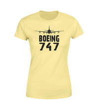 Thumbnail for Boeing 747 & Plane Designed Women T-Shirts