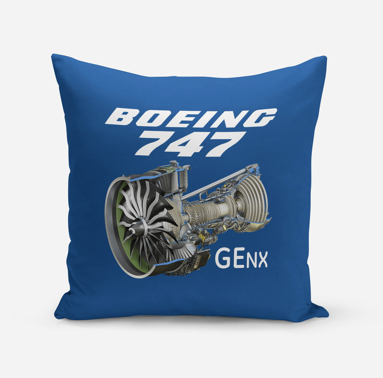 Boeing 747 & GENX Engine Designed Pillows