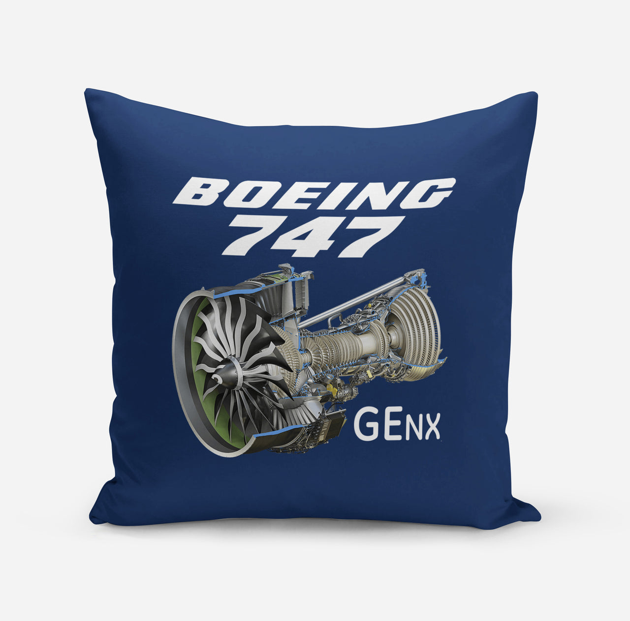 Boeing 747 & GENX Engine Designed Pillows