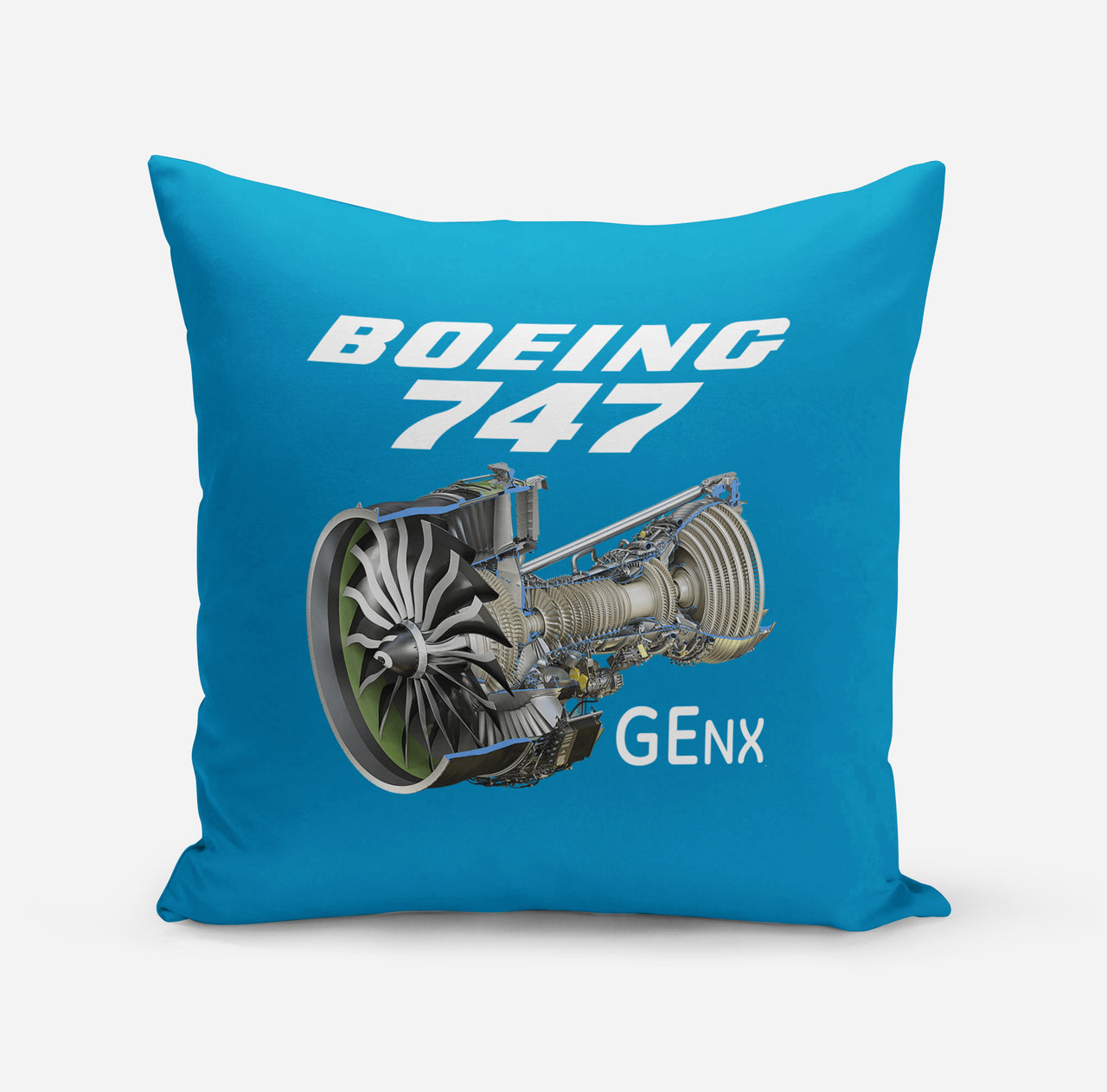 Boeing 747 & GENX Engine Designed Pillows