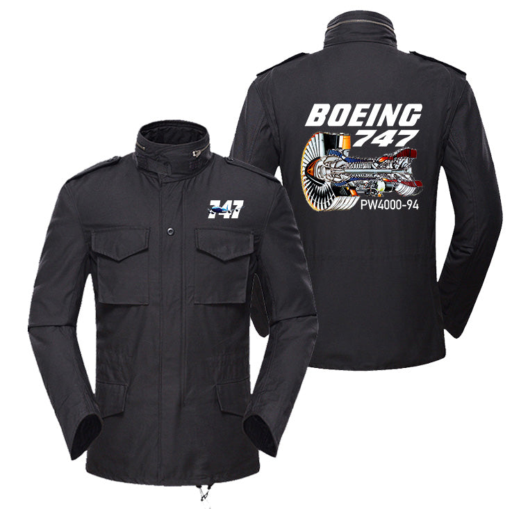 Boeing 747 & PW4000-94 Engine Designed Military Coats