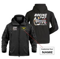 Thumbnail for Boeing 747 & PW4000-94 Engine Designed Military Jackets (Customizable)