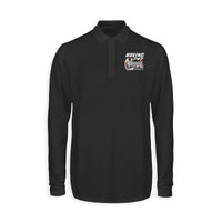 Thumbnail for Boeing 747 & PW4000-94 Engine Designed Long Sleeve Polo T-Shirts