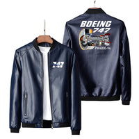 Thumbnail for Boeing 747 & PW4000-94 Engine Designed PU Leather Jackets