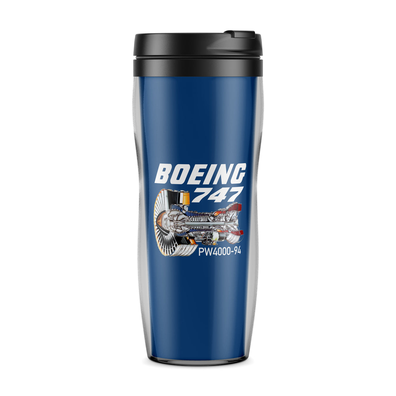 Boeing 747 & PW4000-94 Engine Designed Travel Mugs