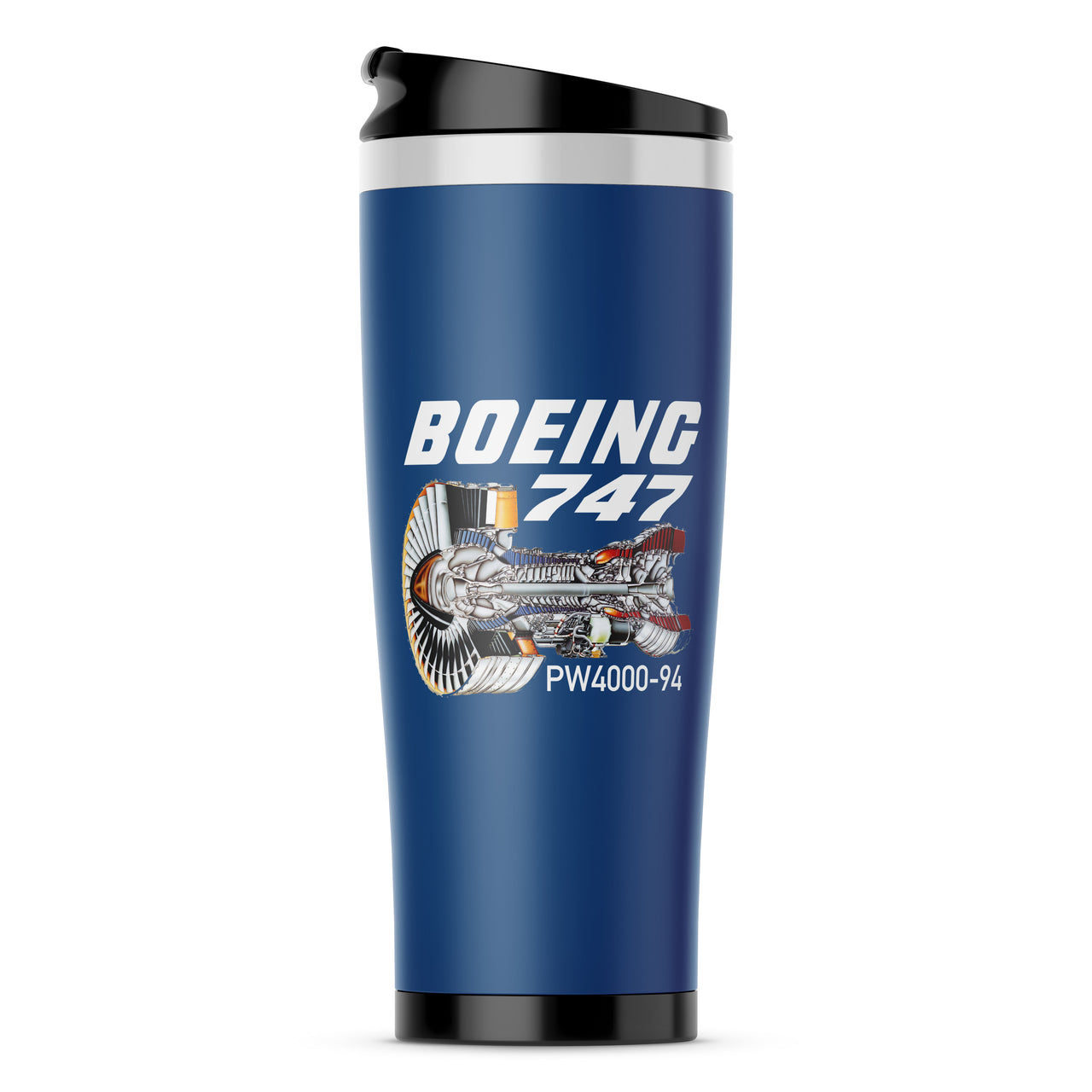 Boeing 747 & PW4000-94 Engine Designed Travel Mugs