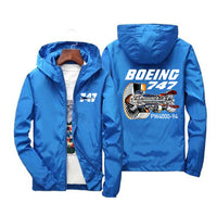 Thumbnail for Boeing 747 & PW4000-94 Engine Designed Windbreaker Jackets