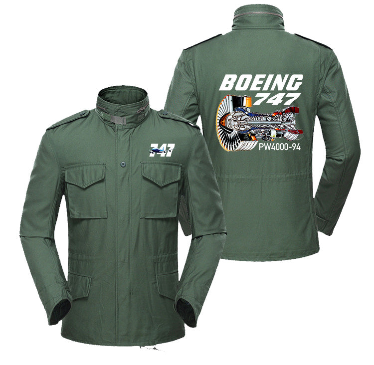 Boeing 747 & PW4000-94 Engine Designed Military Coats