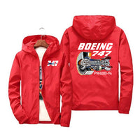 Thumbnail for Boeing 747 & PW4000-94 Engine Designed Windbreaker Jackets