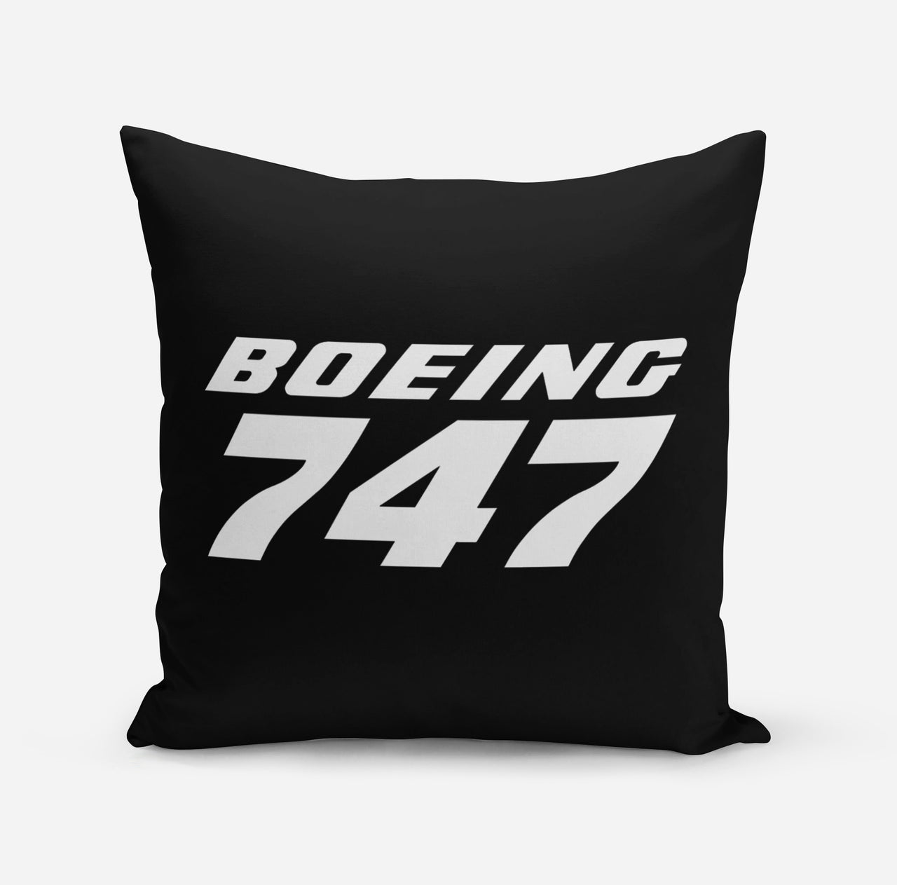 Boeing 747 & Text Designed Pillows