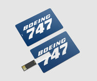 Thumbnail for Boeing 747 & Text Designed USB Cards