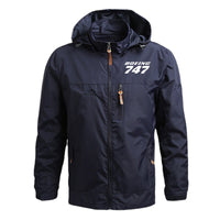 Thumbnail for Boeing 747 & Text Designed Thin Stylish Jackets