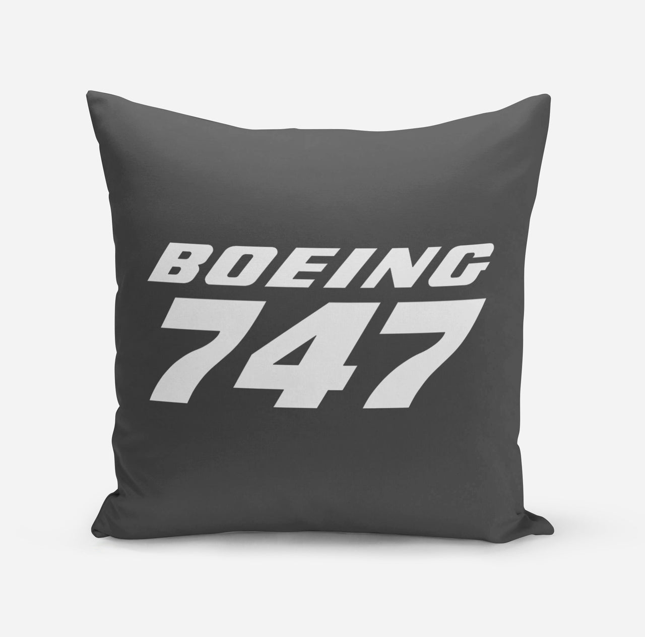 Boeing 747 & Text Designed Pillows