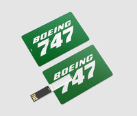 Thumbnail for Boeing 747 & Text Designed USB Cards