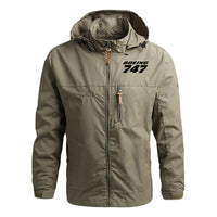 Thumbnail for Boeing 747 & Text Designed Thin Stylish Jackets