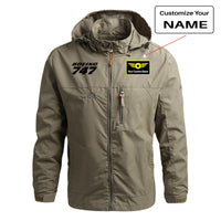 Thumbnail for Boeing 747 & Text Designed Thin Stylish Jackets