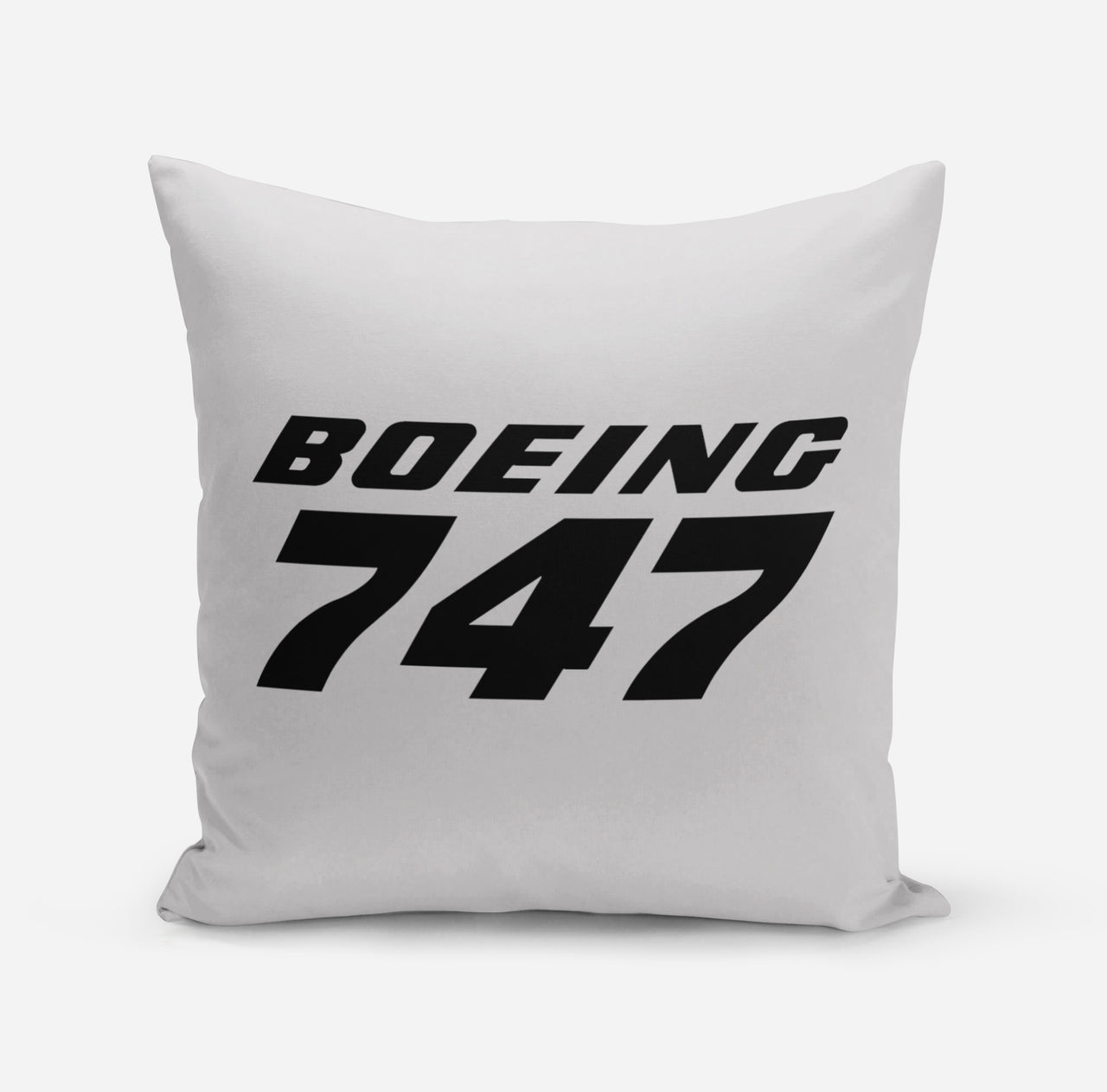 Boeing 747 & Text Designed Pillows