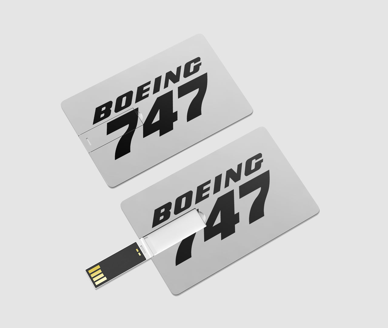 Boeing 747 & Text Designed USB Cards