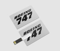 Thumbnail for Boeing 747 & Text Designed USB Cards