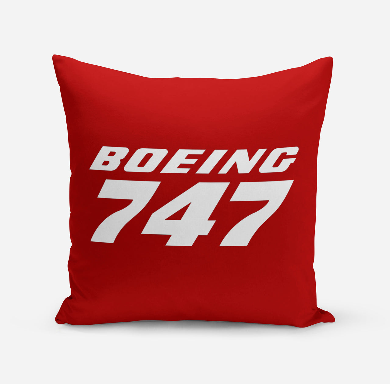 Boeing 747 & Text Designed Pillows