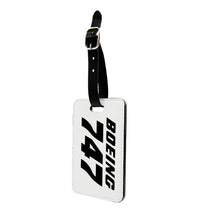 Thumbnail for Boeing 747 & Text Designed Luggage Tag