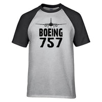 Thumbnail for Boeing 757 & Plane Designed Raglan T-Shirts