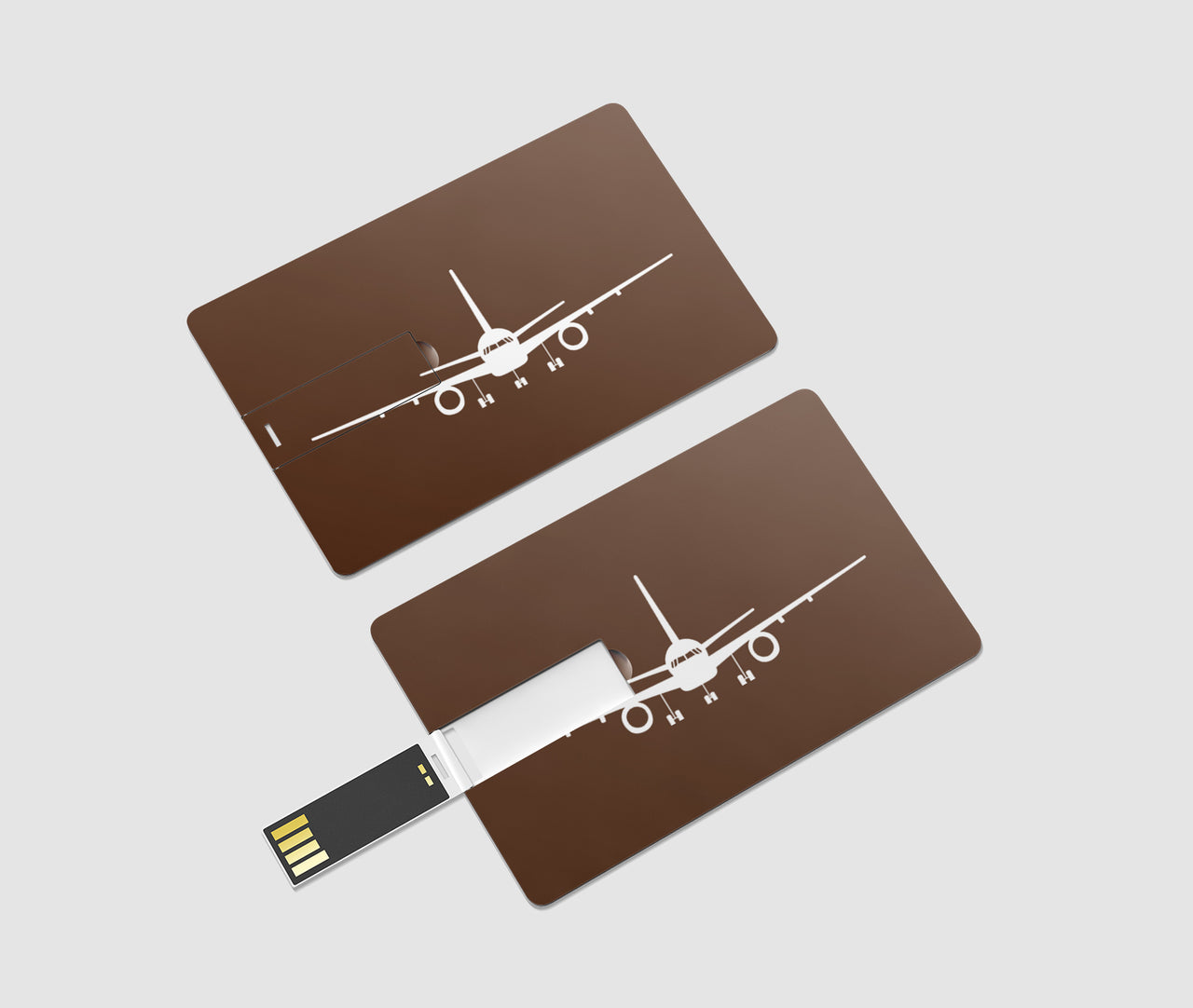 Boeing 757 Silhouette Designed USB Cards