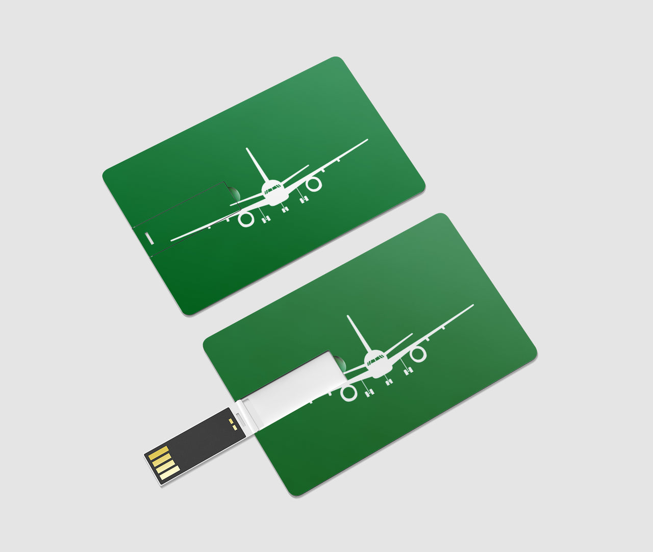 Boeing 757 Silhouette Designed USB Cards