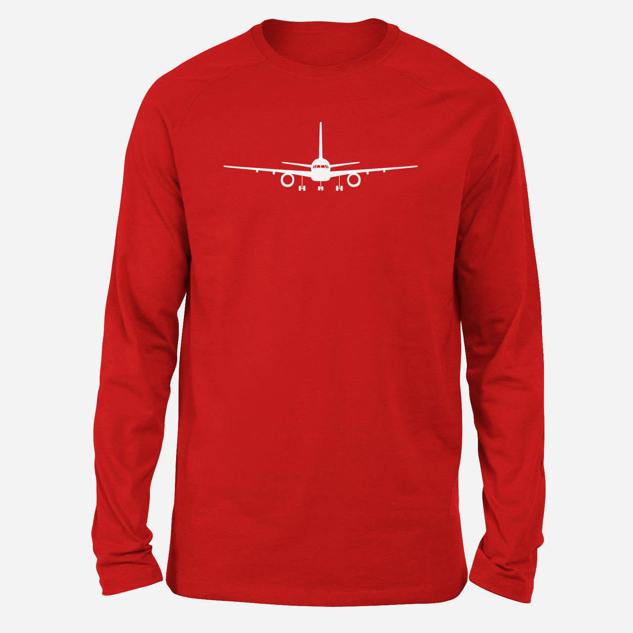 Boeing 757 Silhouette Designed Long-Sleeve T-Shirts