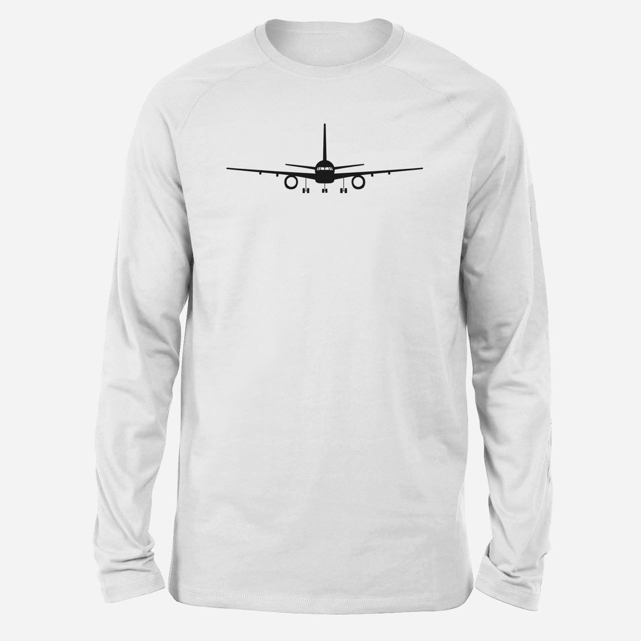Boeing 757 Silhouette Designed Long-Sleeve T-Shirts