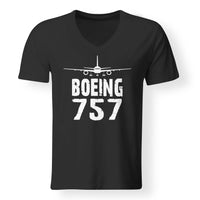 Thumbnail for Boeing 757 & Plane Designed V-Neck T-Shirts