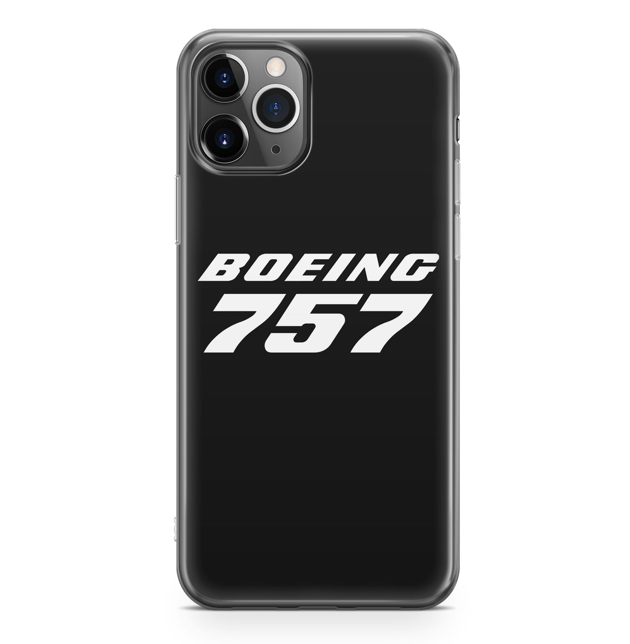 Boeing 757 & Text Designed iPhone Cases