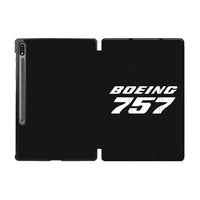 Thumbnail for Boeing 757 & Text Designed Samsung Tablet Cases