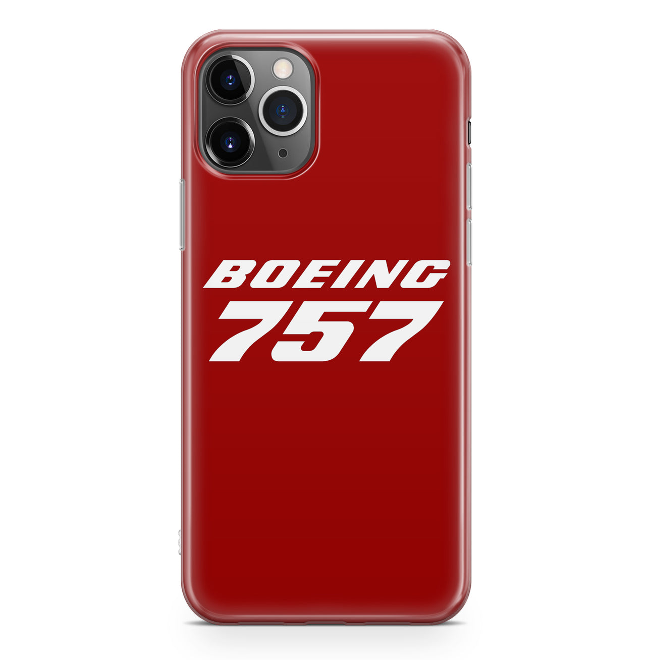 Boeing 757 & Text Designed iPhone Cases