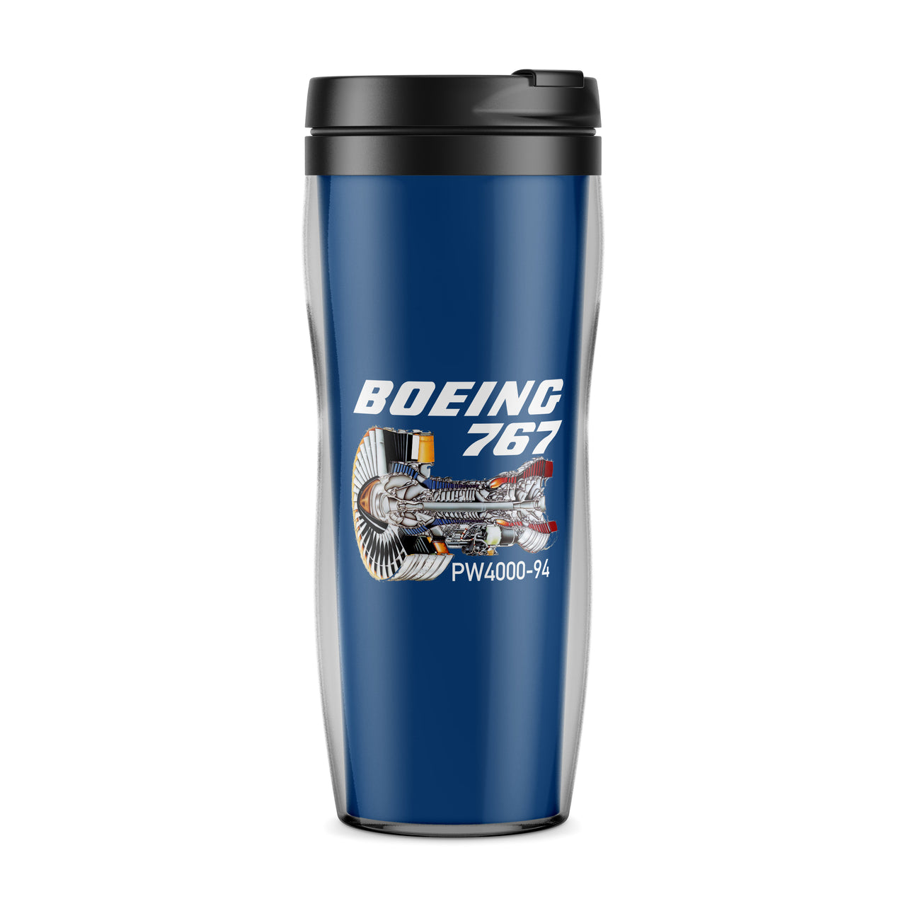 Boeing 767 Engine (PW4000-94) Designed Travel Mugs