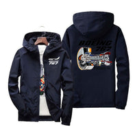 Thumbnail for Boeing 767 Engine (PW4000-94) Designed Windbreaker Jackets