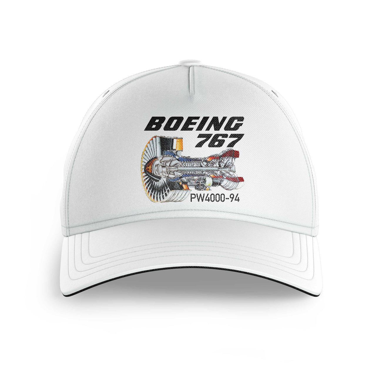 Boeing 767 Engine (PW4000-94) Printed Hats