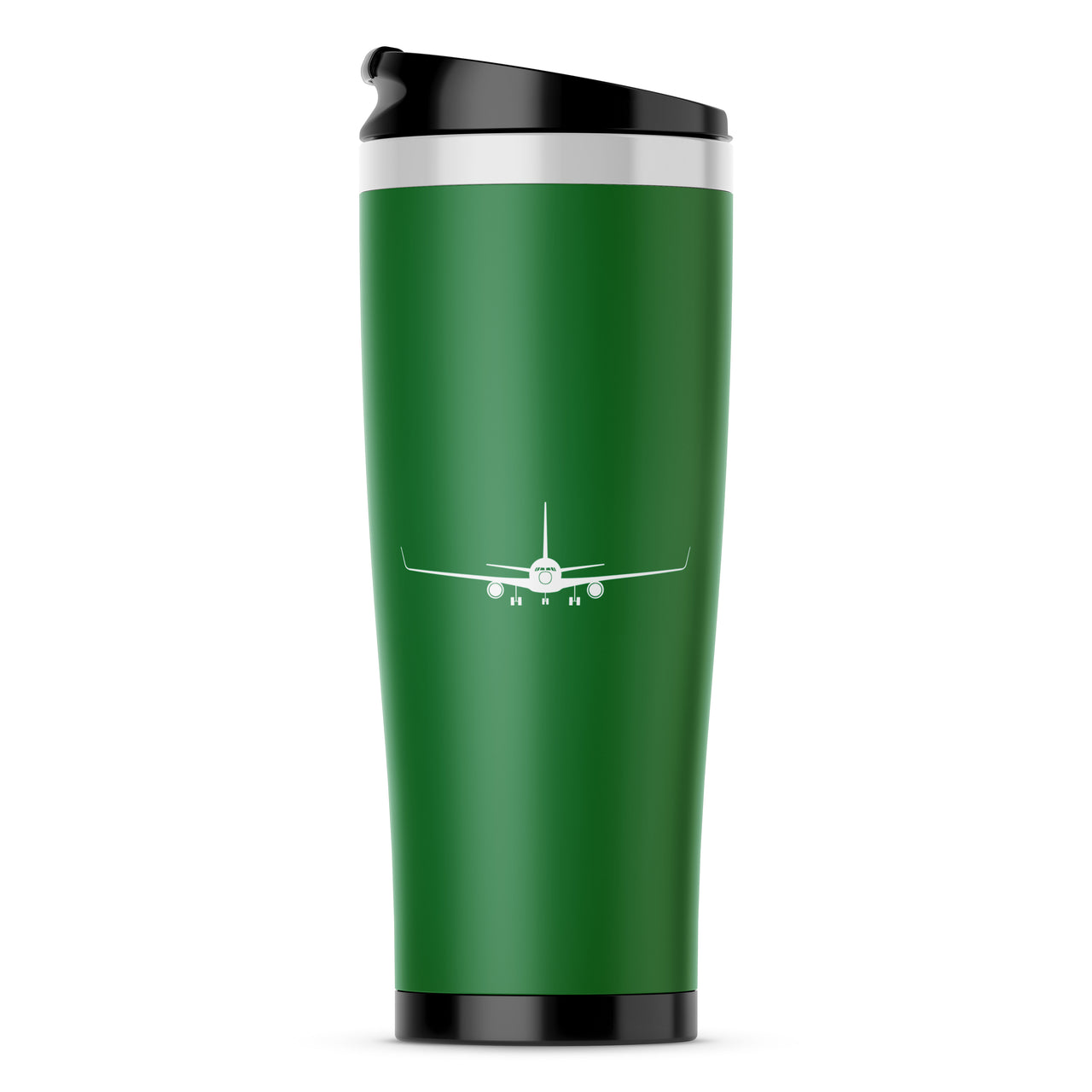 Boeing 767 Silhouette Designed Travel Mugs